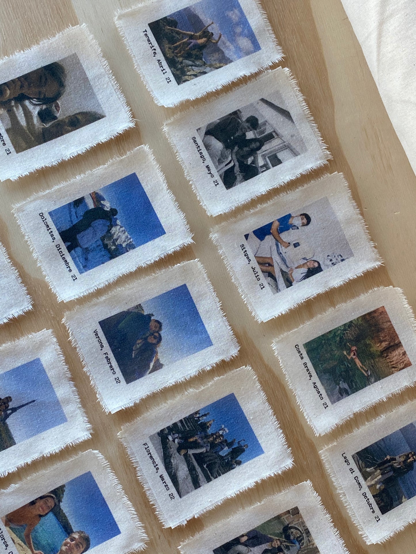 BOTELLA CRISTAL / LÁMINA REVELADO ALGODÓN 9/6