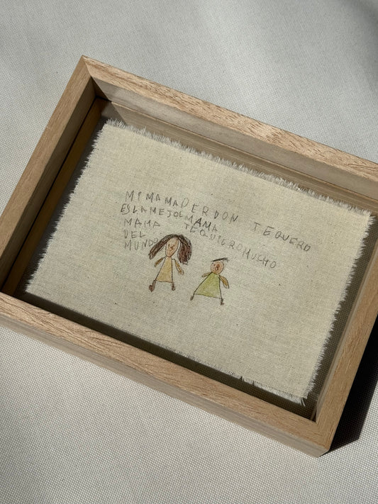 RECUERDO SOBRE ALGODÓN / Dibujo