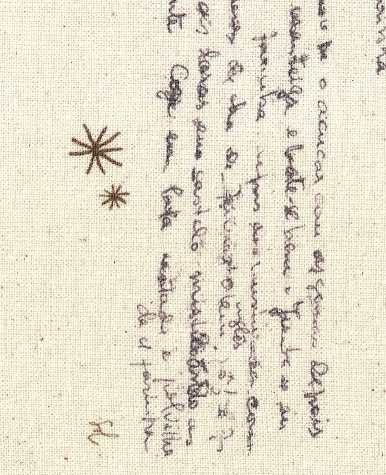 RECUERDO SOBRE ALGODÓN / Carta