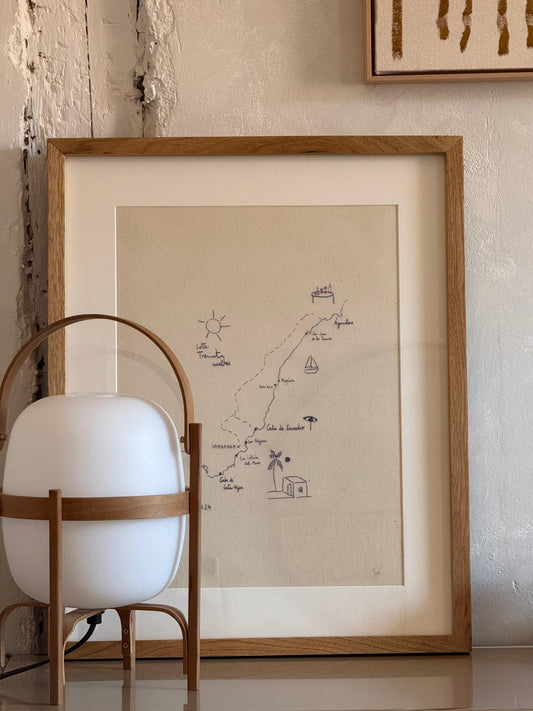 REVELADO ILUSTRACIÓN PERSONALIZADA Marco 40/50